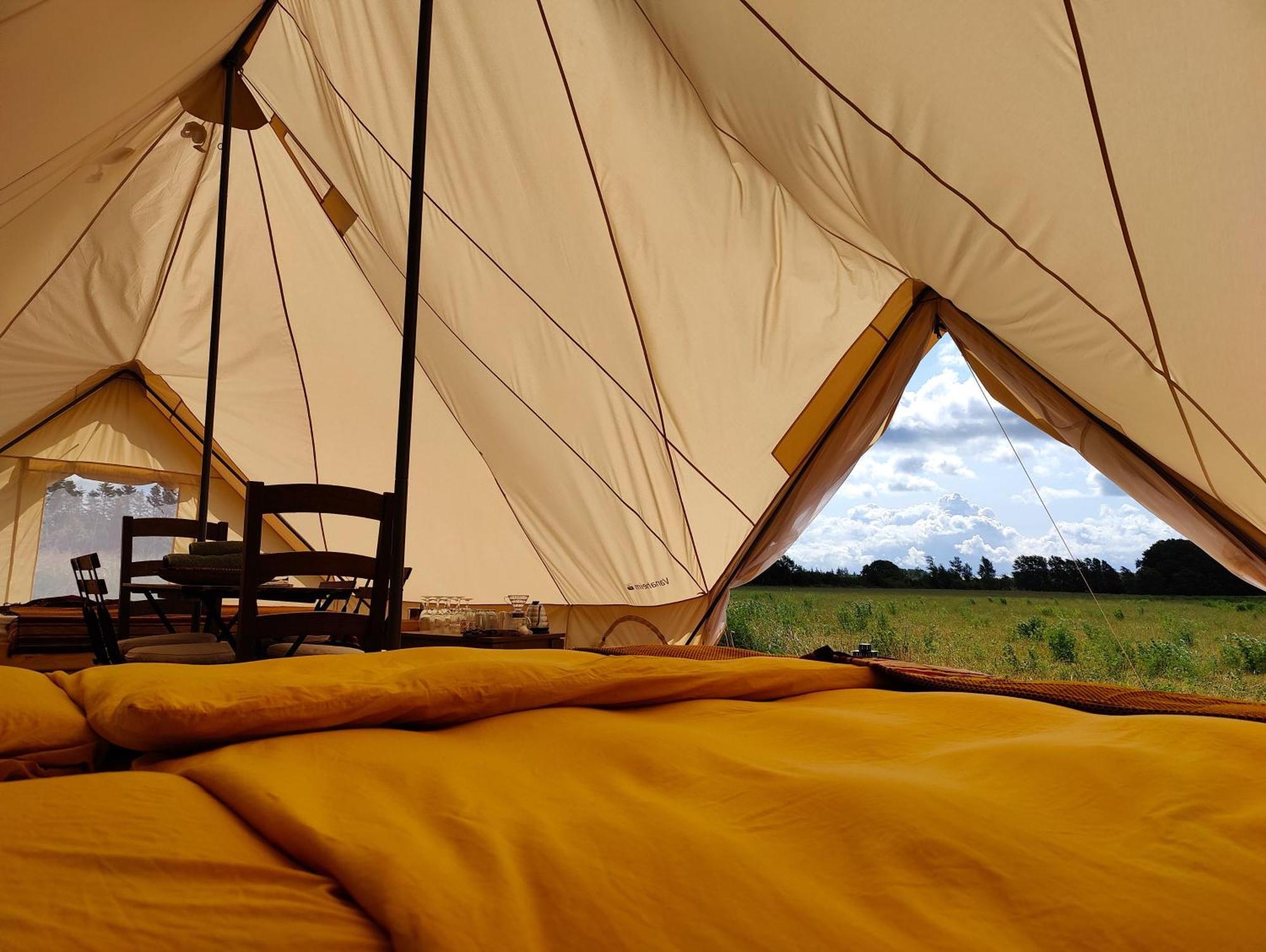 Under Canvas Bornholm Ostermarie Esterno foto