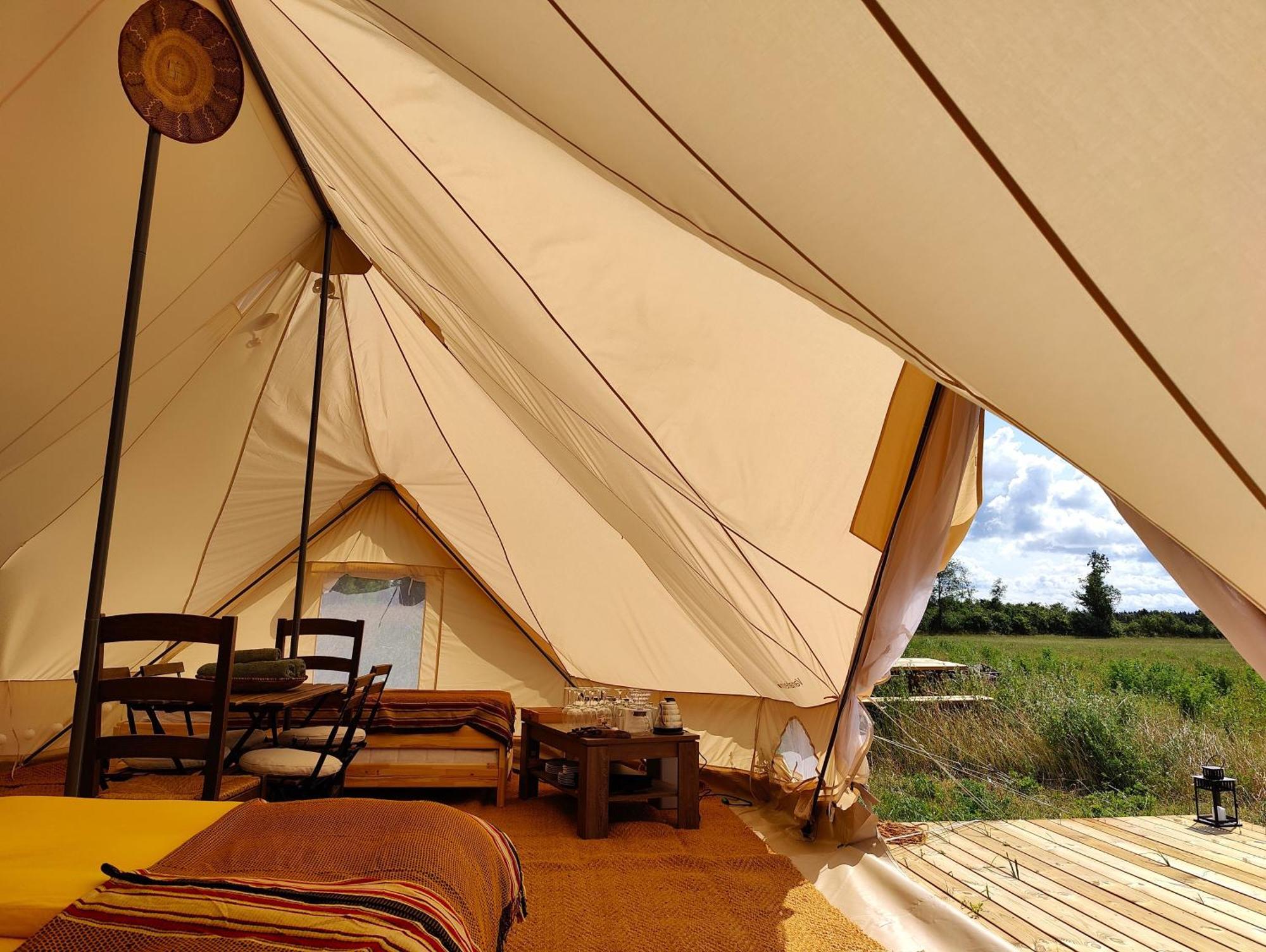 Under Canvas Bornholm Ostermarie Esterno foto