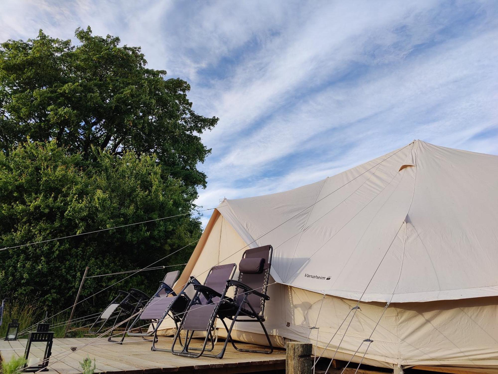 Under Canvas Bornholm Ostermarie Esterno foto