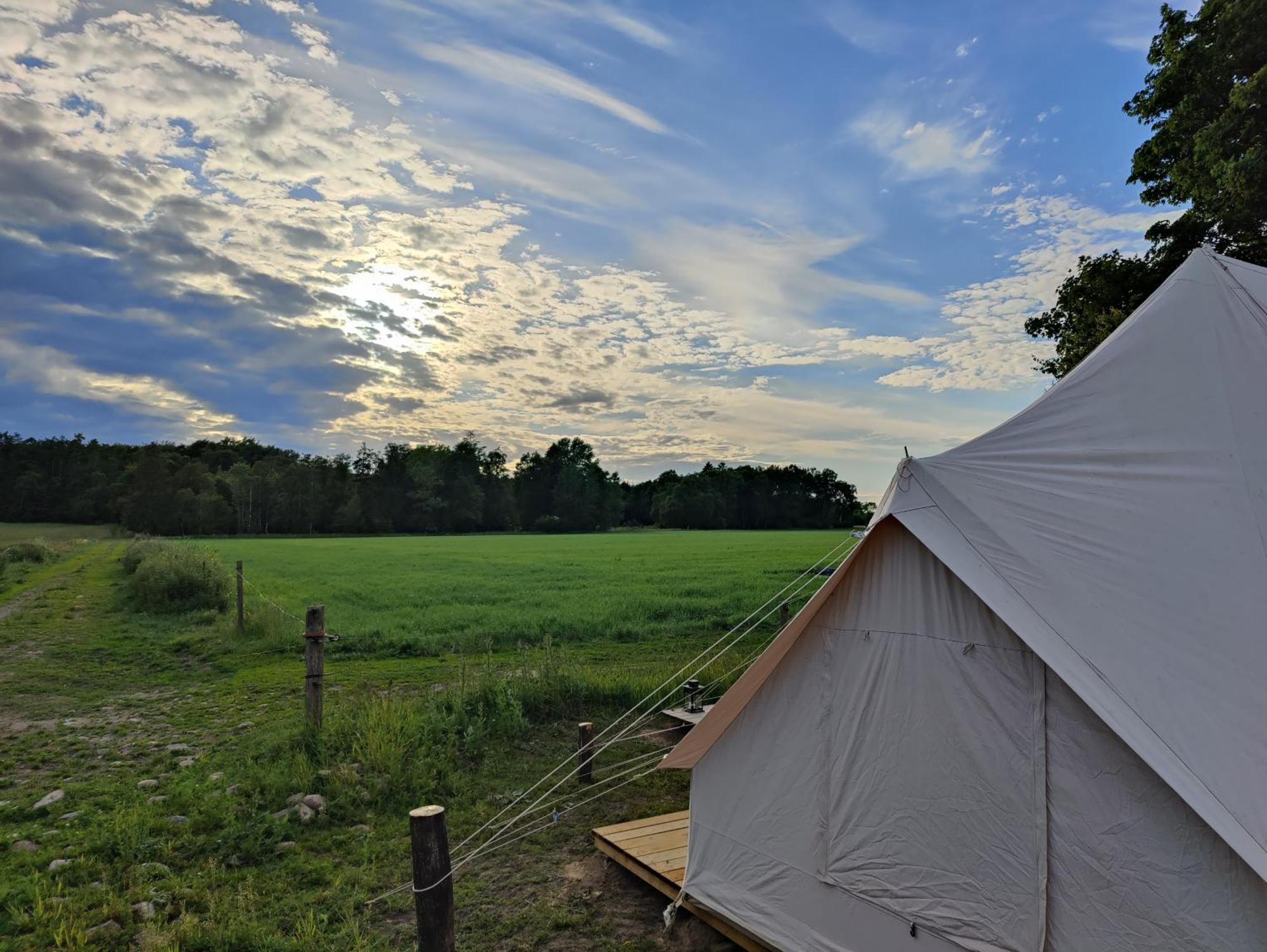 Under Canvas Bornholm Ostermarie Esterno foto