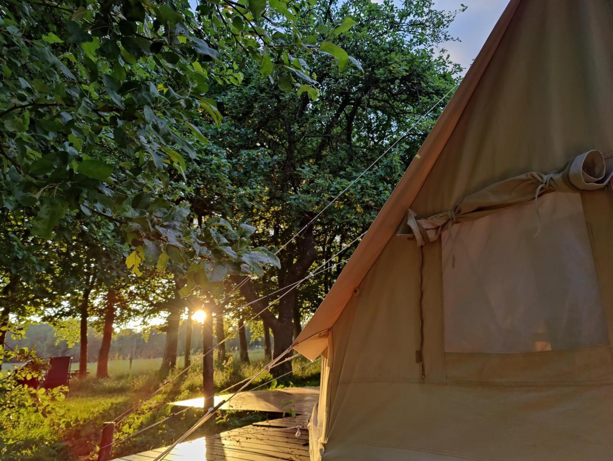 Under Canvas Bornholm Ostermarie Esterno foto